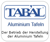 Tabal - Aluminium Tafeln - Der Betrieb der Herstellung der Aluminium Tafeln