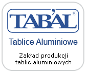 Tabal - Tablice Aluminiowe - Zakład produkcji tablic aluminiowych