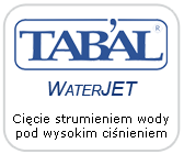 Tabal - Waterjet - Cięcie strumieniem wody pod wysokim ciśnieniem